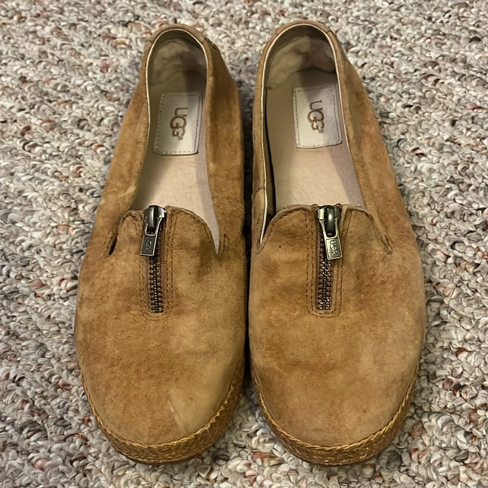 Ugg Women’s Selarra Chestnut Loafers Size 6.5 - Picture 4 of 11